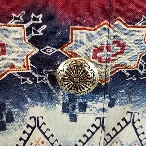 FiveStar by Roper Retro Western Rodeo Top M - Picture 4 of 8